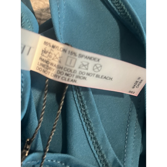 Tempt Me Swimsuit Set 3 Piece Womens Large Black Teal - Picture 4 of 16